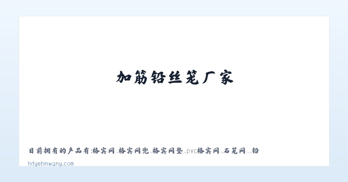 五拧石笼网-河道锌铝格宾网-水利专用护堤石笼网-加筋铅丝笼厂家 主图